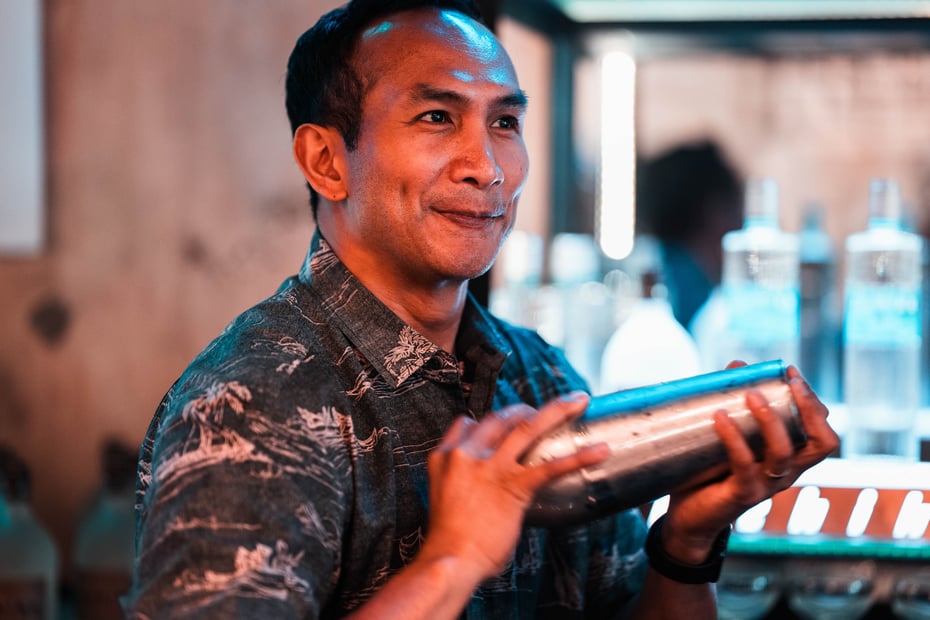 Kevin Diedrich, owner-bartender of Pacific Cocktail Haven (P.C.H.)