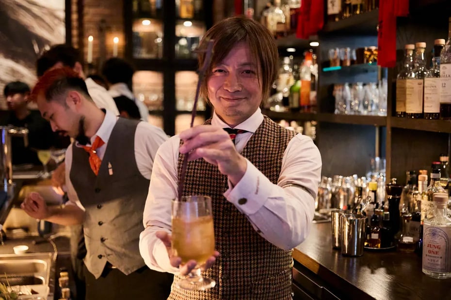 Hiroyasu Kayama, owner-bartender of Bar BenFiddich