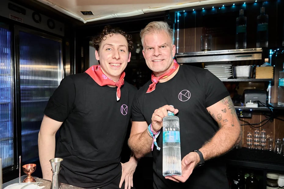 Andrés Villagomez (left) and Leo Robitschek of Side Hustle