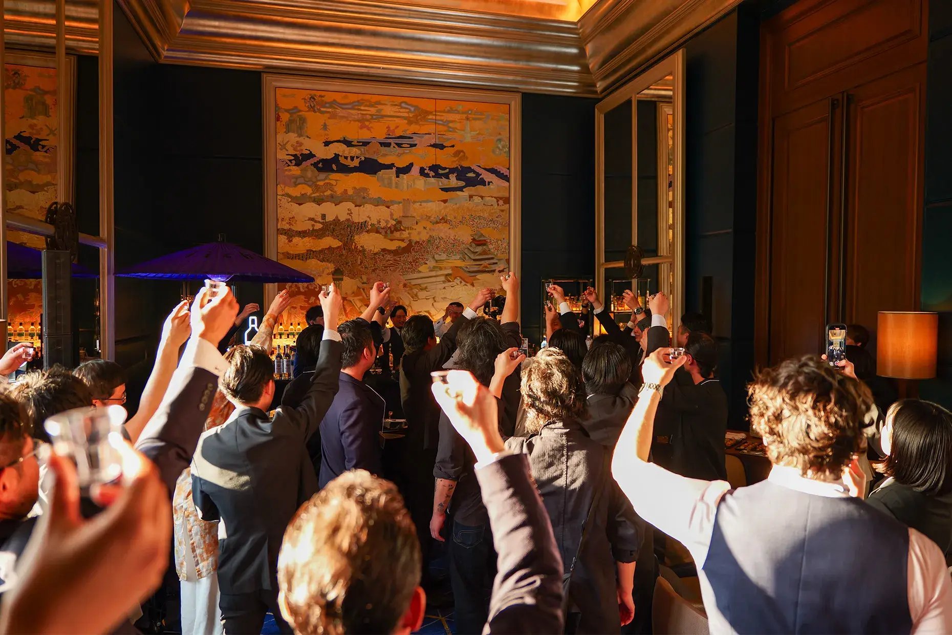 A toast with iichiko Saiten that brought a sense of unity to every venue