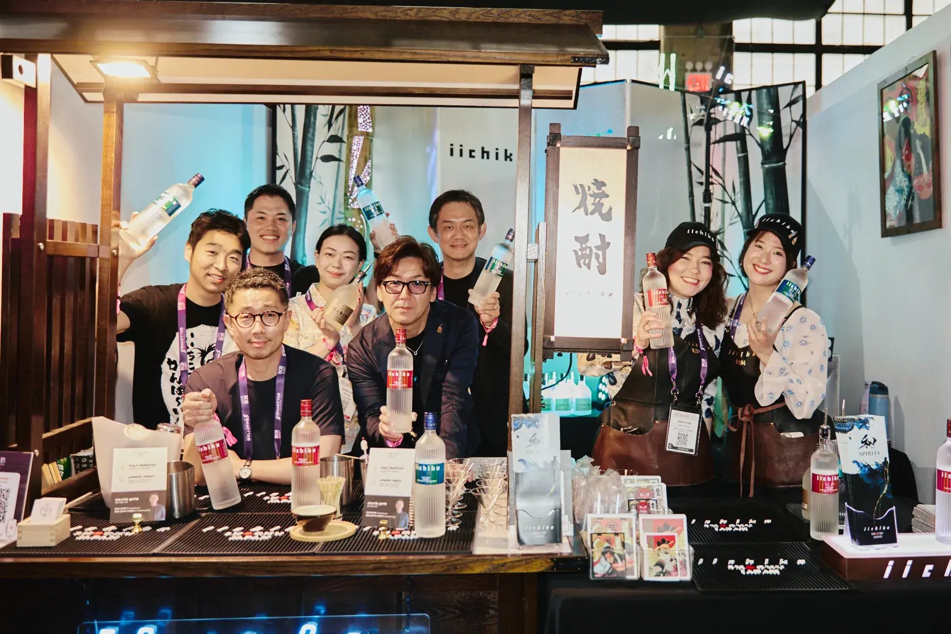 The iichiko booth at BCB Brooklyn