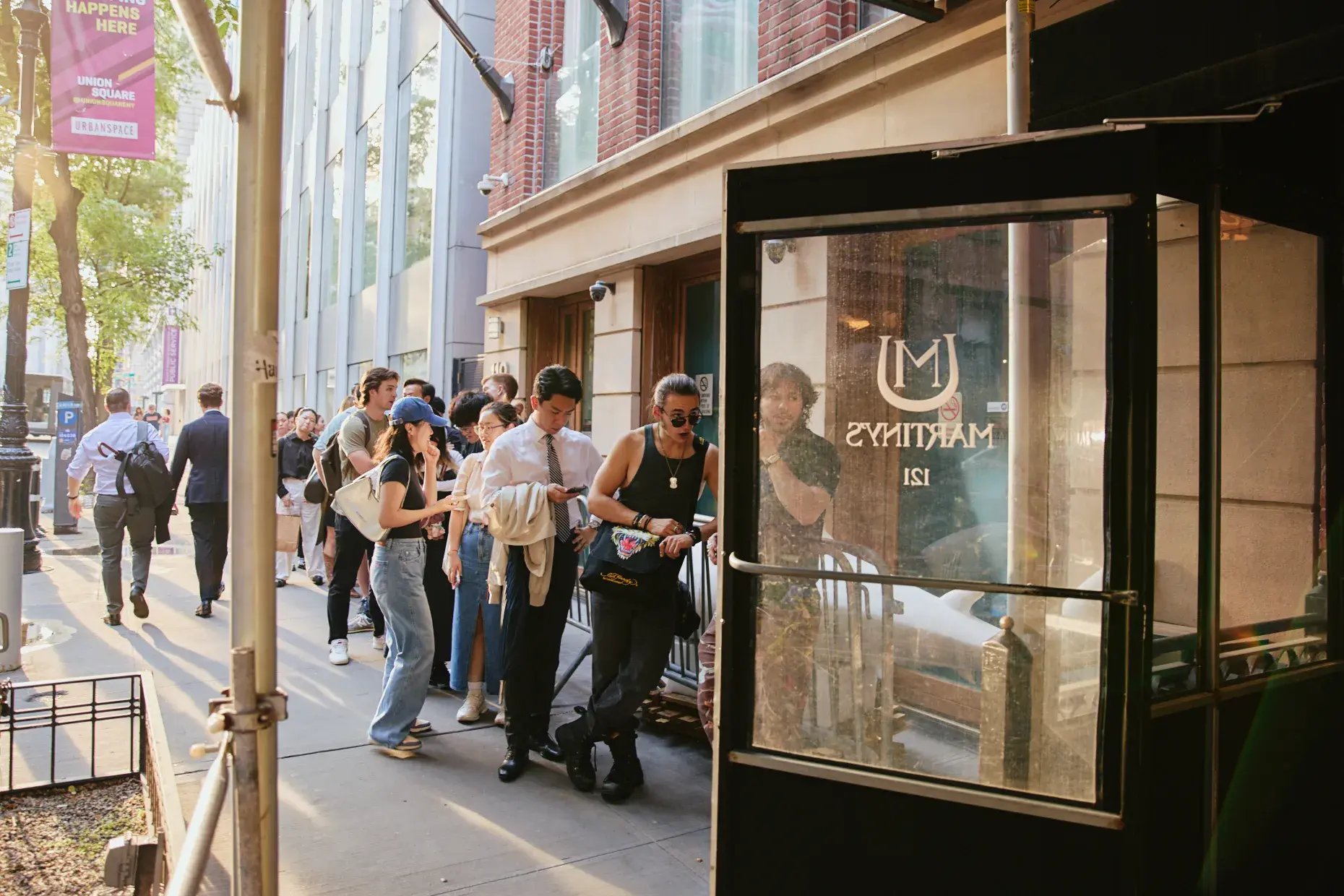 A long line formed before opening when people learned that Hiroyasu Kayama would be guest shifting at Martiny’s