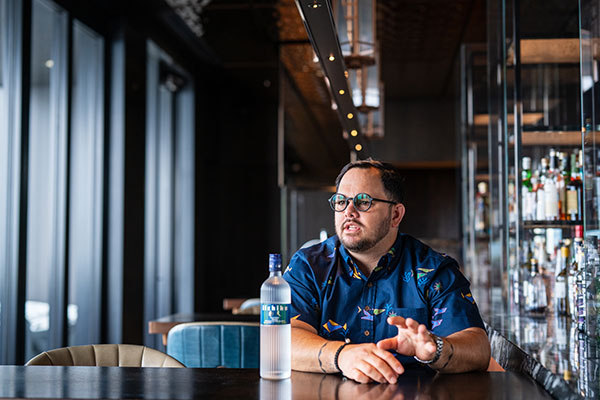 Justin Park, co-founder and bartender at Bar Leather Apron and Bar Maze