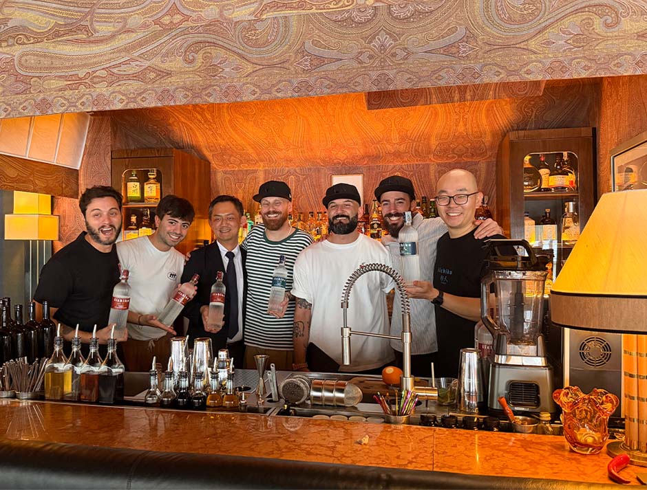 At Little Tobago, the Milan restaurant and bar that hosted the iichiko masterclass.