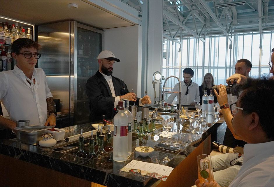 Mario’s iichiko cocktails were warmly received by guests.