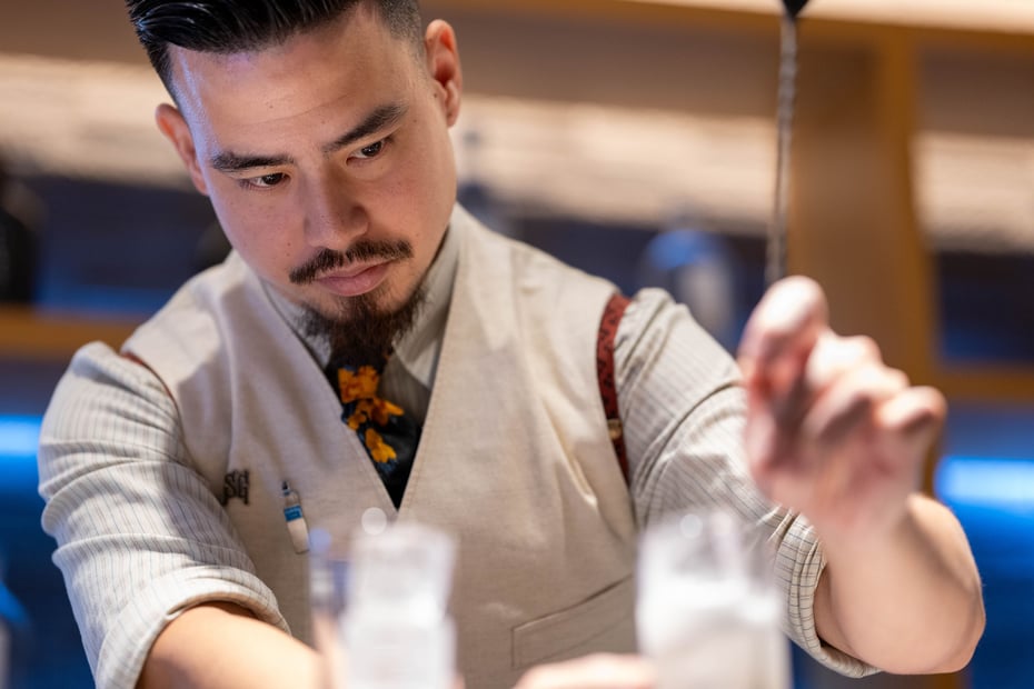 「The SG Club」ヘッドバーテンダーの徳満亮太さん