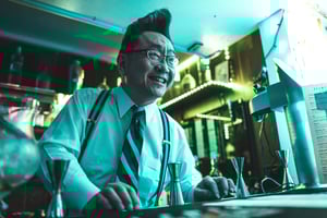 Hidetsugu Ueno, owner-bartender at BAR HIGH FIVE