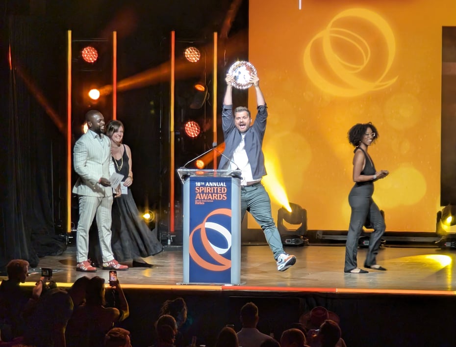 Danil Nevsky awarded Best International Bar Mentor trophy.