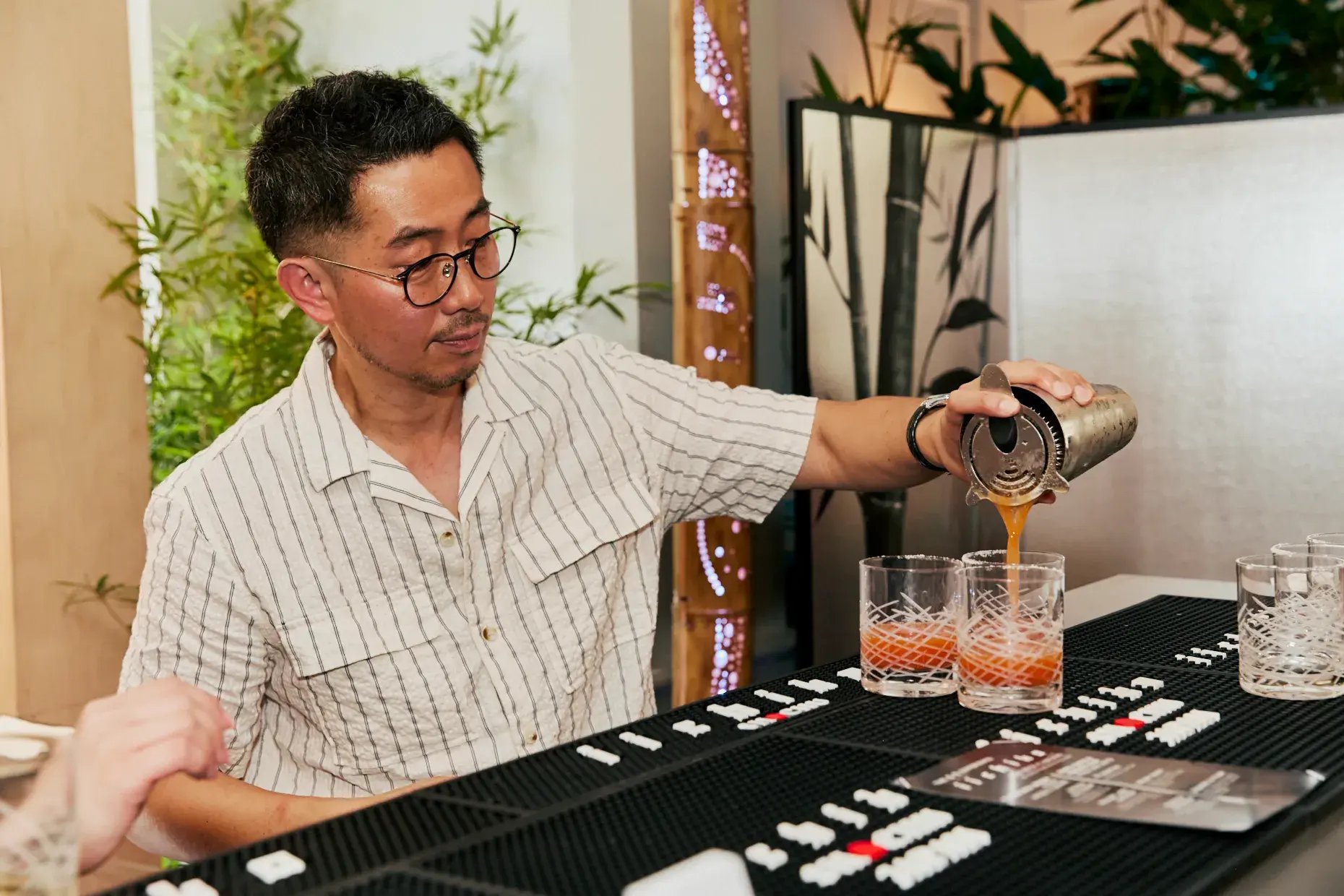 Kenta Goto’s Umami Mary, made with iichiko Saiten, is a crowd favorite.