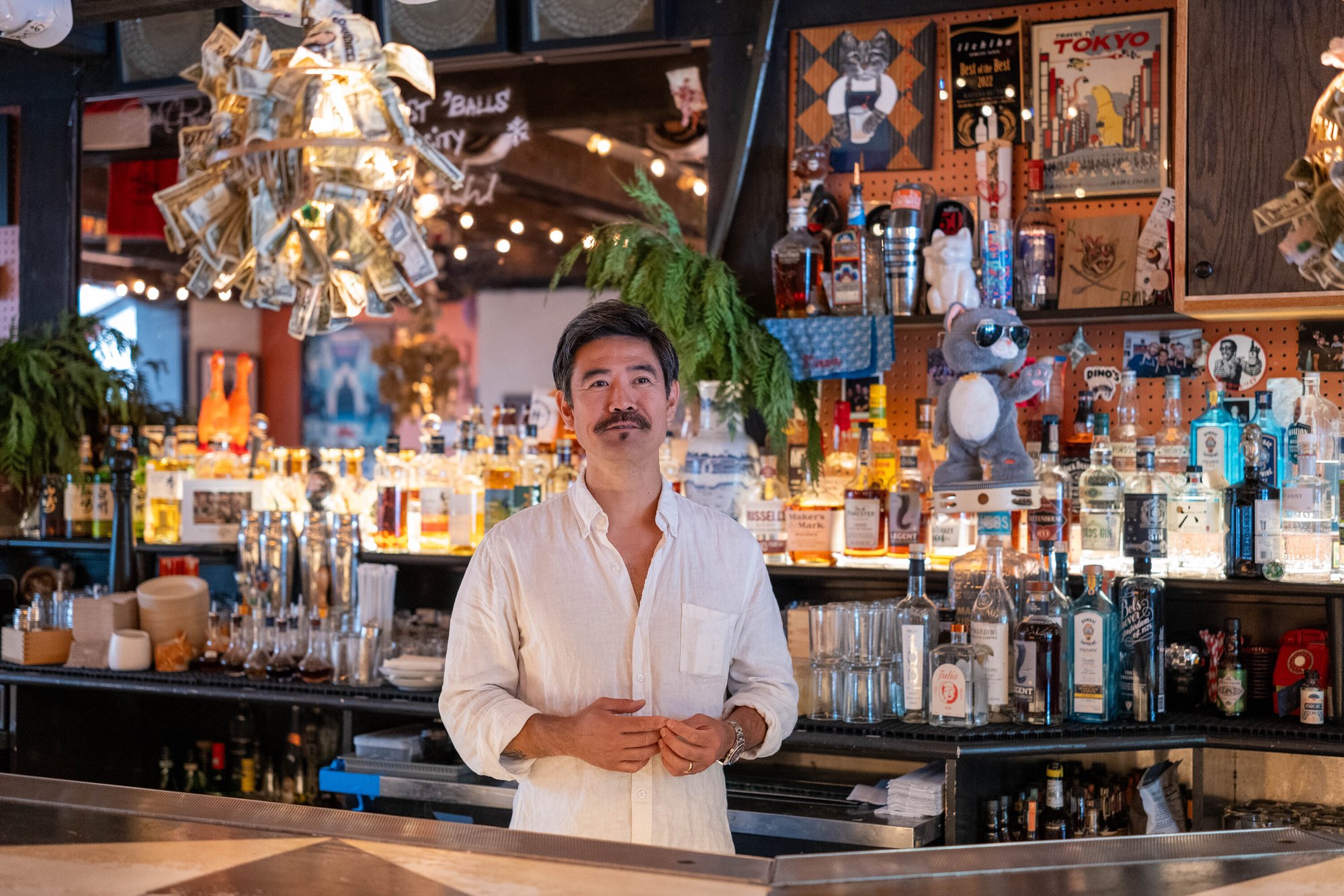 Masahiro Urushido, owner-bartender at Katana Kitten