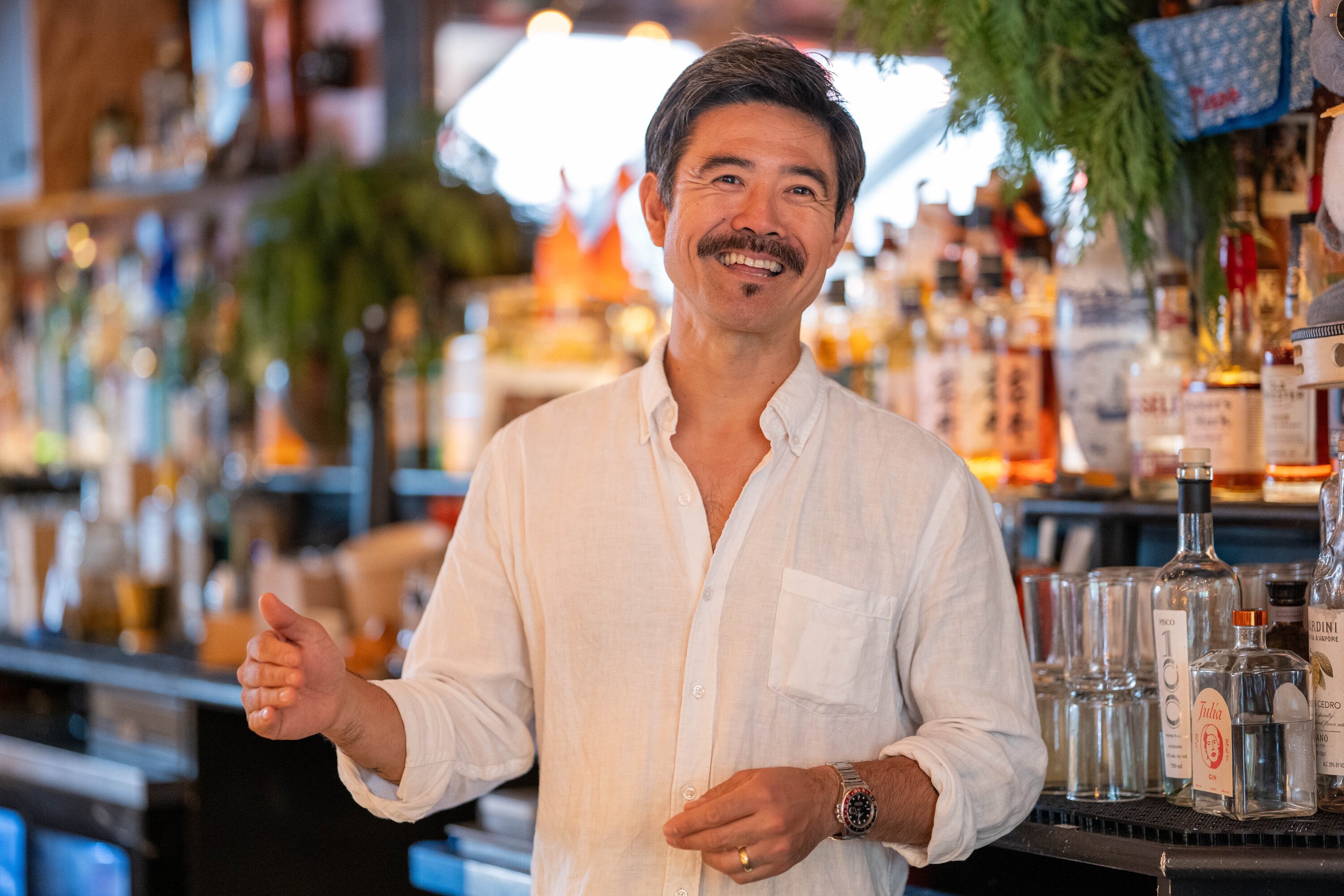 Masahiro Urushido, owner-bartender at Katana Kitten