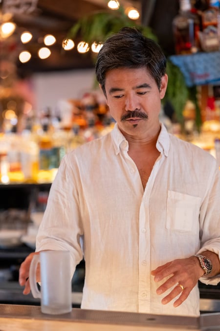 Masahiro Urushido, owner-bartender at Katana Kitten