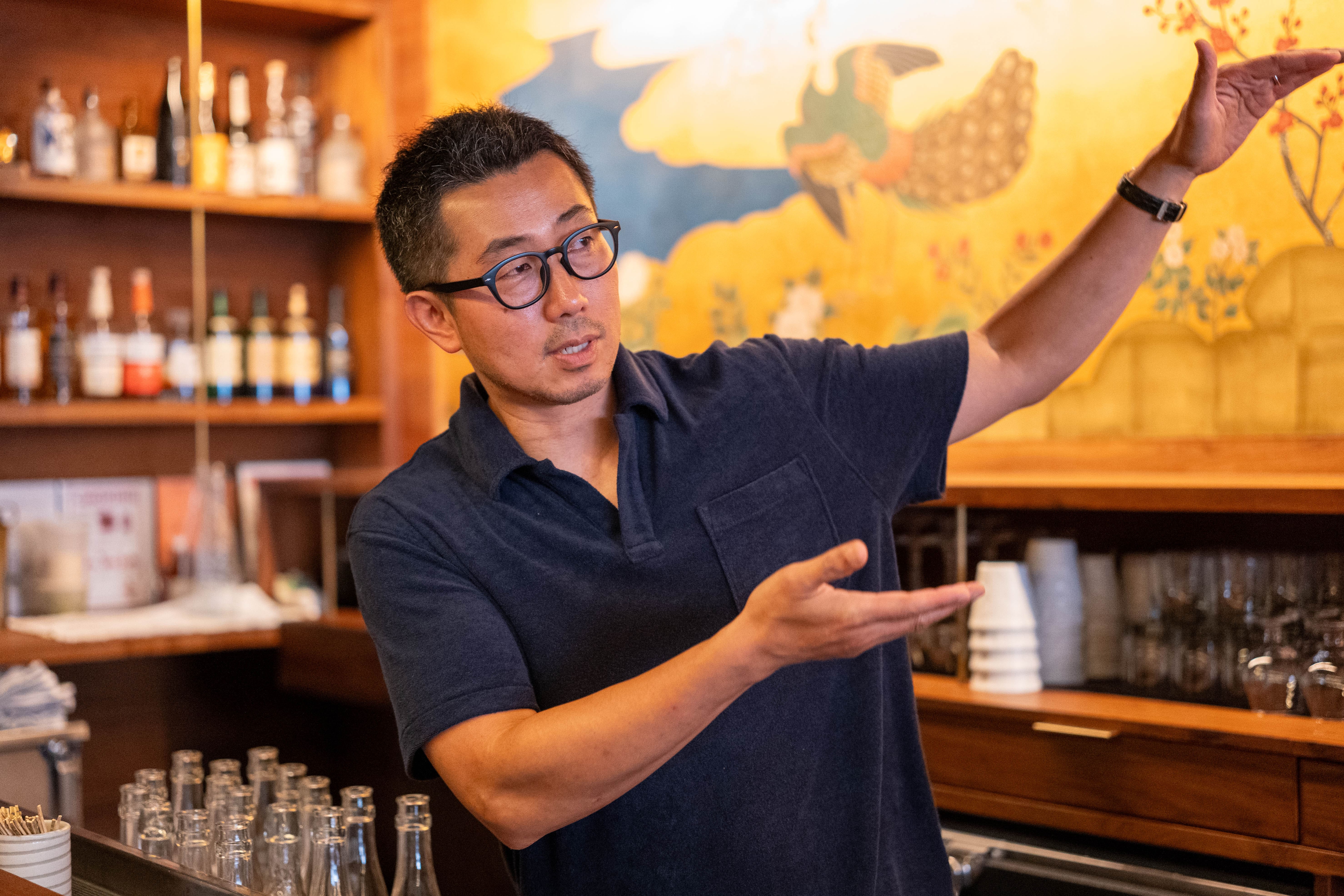Kenta Goto, owner- bartender at Bar Goto and Bar Goto Niban